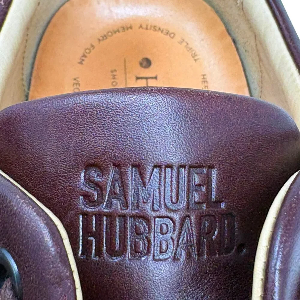 Samuel Hubbard Free Brown Leather Dress Oxfords‎